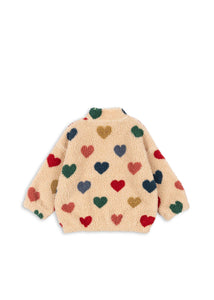 Jody Teddyjacke bon coeur coloré