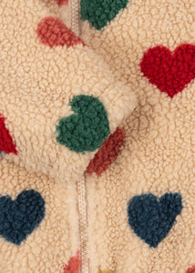 Jody Teddyjacke bon coeur coloré