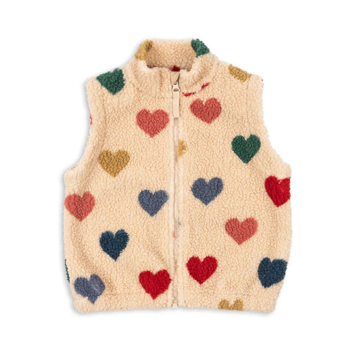 Jody Teddyweste Bon Coeur Coloré