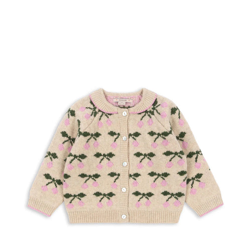 Belou Strickjacke Cherry