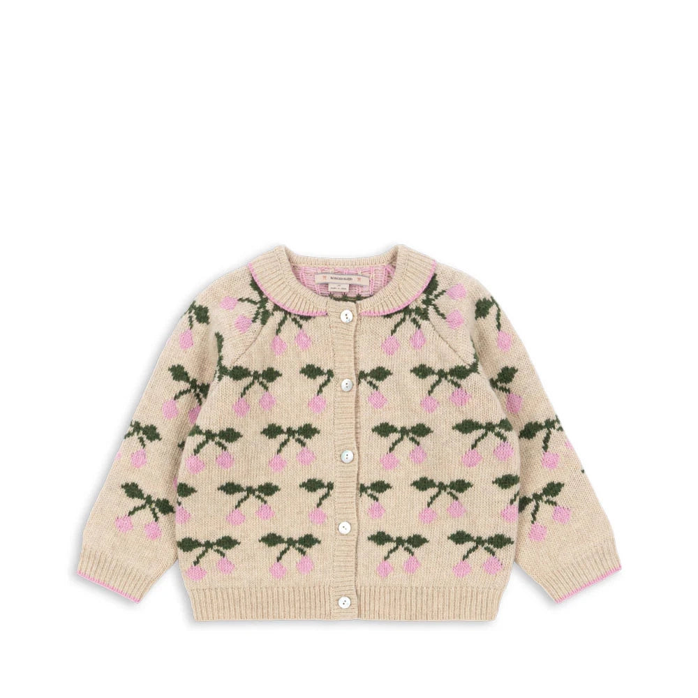 Belou Strickjacke Cherry