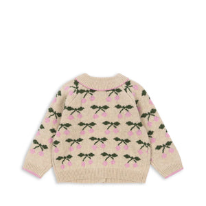 Belou Strickjacke Cherry