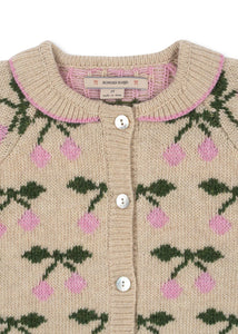 Belou Strickjacke Cherry