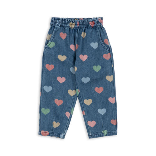 Magot Jeans Hose Bon coeur coloré