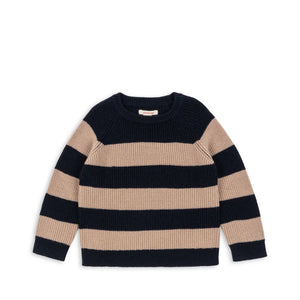 Vitum Pullover Blue Stripe