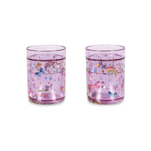 Laden Sie das Bild in den Galerie-Viewer, Glitter Becher 2er Set Rainbow Twinkle
