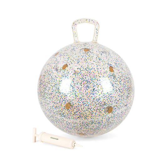 Glitter Hüpfball Lemon