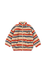 Laden Sie das Bild in den Galerie-Viewer, Jody Teddy Jacke Dog tangerine stripe
