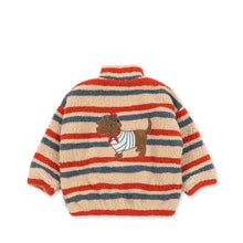 Laden Sie das Bild in den Galerie-Viewer, Jody Teddy Jacke Dog tangerine stripe