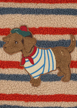 Laden Sie das Bild in den Galerie-Viewer, Jody Teddy Weste Dog tangerine stripe