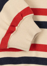 Laden Sie das Bild in den Galerie-Viewer, Lou Half Zip Sweater tangerine stripe