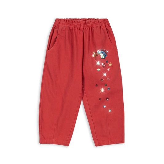 Magot Schlupfhose Pailetten cardinal