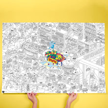 Laden Sie das Bild in den Galerie-Viewer, Großes Ausmalposter Supermarket