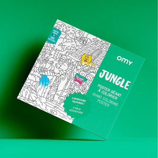 Großes Ausmalposter Jungle