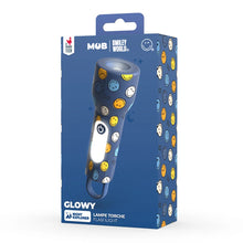 Laden Sie das Bild in den Galerie-Viewer, Glowy Taschenlampe SMILEY WORLD® blau
