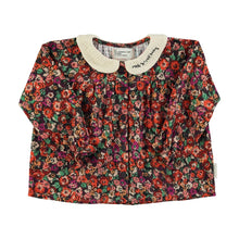 Laden Sie das Bild in den Galerie-Viewer, Peter Pan Bluse Multicolor Flowers