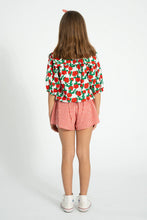 Laden Sie das Bild in den Galerie-Viewer, Shorts Red &amp; Ecru Checkered