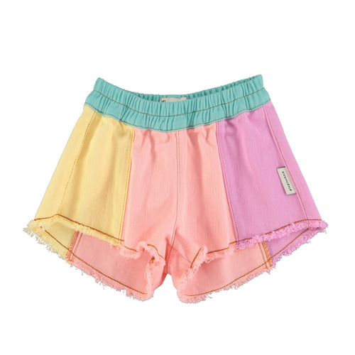 Fransen Shorts Multicolor Pastel