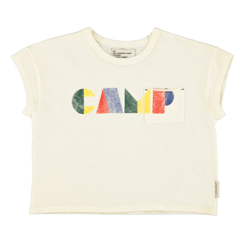 T-Shirt Ecru Multicolor Camp