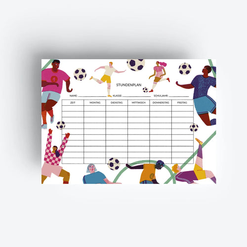 Stundenplan Fußball DinA5