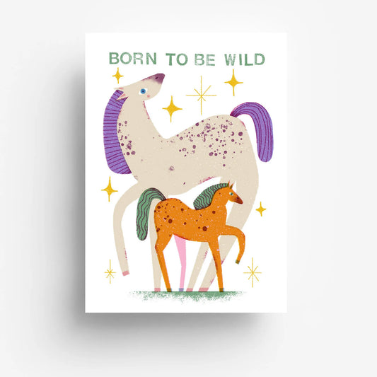 Postkarte "Born to be Wild"