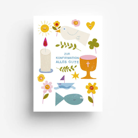 Postkarte "Zur Konfirmation"
