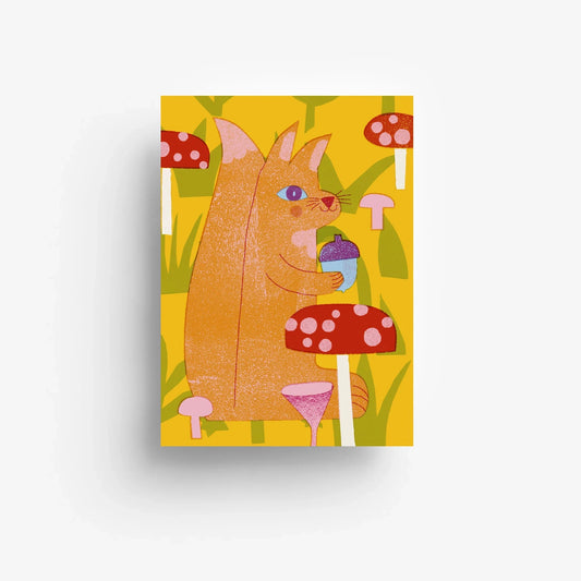 Postkarte "Eichhörnchen"