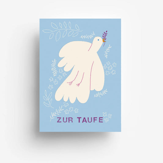 Postkarte "Birdie Taufe"
