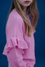 Laden Sie das Bild in den Galerie-Viewer, Ruffle Longsleeve blush pink