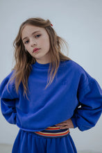 Laden Sie das Bild in den Galerie-Viewer, Crop Heart Sweater Royal Bloom
