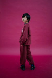 Raglan Sweater Royal Burgundy