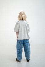 Laden Sie das Bild in den Galerie-Viewer, Boxy Tee light mixed grey
