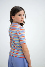 Laden Sie das Bild in den Galerie-Viewer, Slim T-shirt Multi Stripe