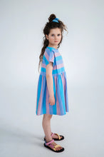 Laden Sie das Bild in den Galerie-Viewer, Kleid Tricolor Block Stripe