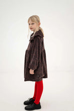 Laden Sie das Bild in den Galerie-Viewer, Fancy Sweat Kleid Chocolate Leopard