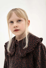 Laden Sie das Bild in den Galerie-Viewer, Fancy Sweat Kleid Chocolate Leopard