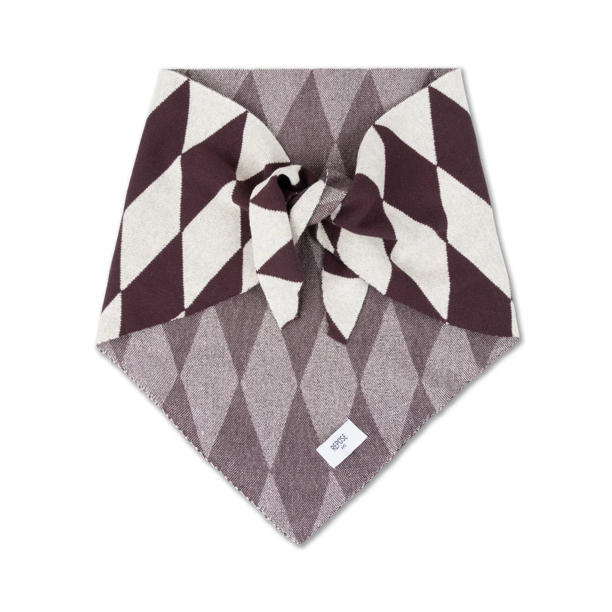 Triangle Knit Schal chocolate twist