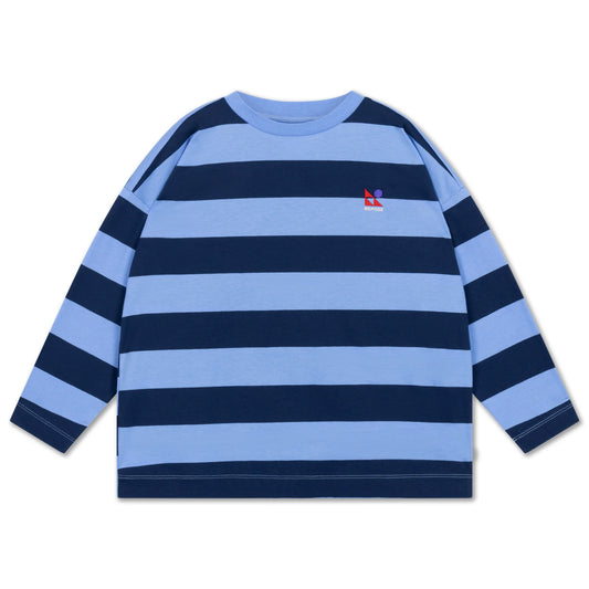 Wide Cut Longsleeve Horizon dark eclipse block stripe