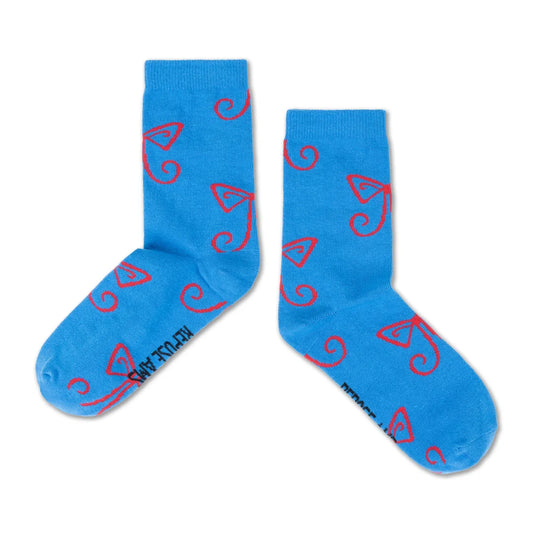 Socken fancy bow