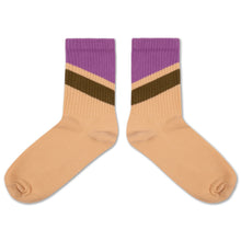 Laden Sie das Bild in den Galerie-Viewer, Sporty Socks sand stripe