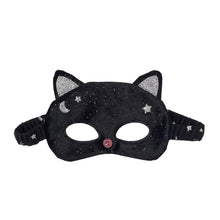 Laden Sie das Bild in den Galerie-Viewer, Velvet Black Cat Maske