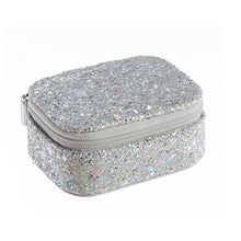 Laden Sie das Bild in den Galerie-Viewer, Mini Silver Confetti Glitter Schmuckkästchen