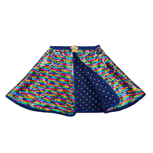 Rainbow Pailletten Cape
