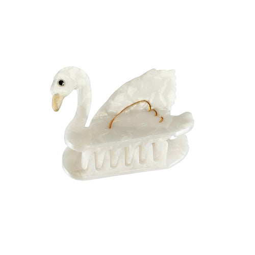 Schwan Haarklammer