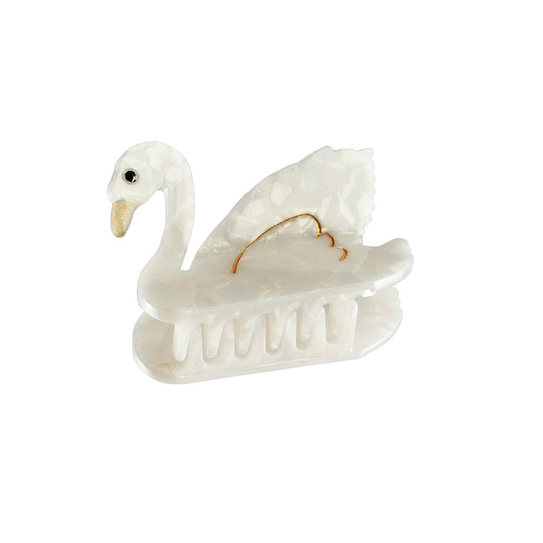 Schwan Haarklammer
