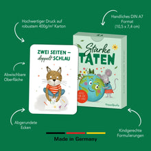 Laden Sie das Bild in den Galerie-Viewer, Umweltkarten für Kinder "Starke Taten"
