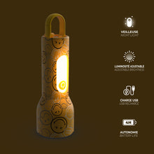 Laden Sie das Bild in den Galerie-Viewer, Glowy Taschenlampe SMILEY WORLD® gelb