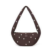 Laden Sie das Bild in den Galerie-Viewer, Brown Hearts Puffy Mini Cross Body Bag