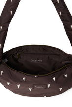 Laden Sie das Bild in den Galerie-Viewer, Brown Hearts Puffy Mini Cross Body Bag