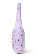 Laden Sie das Bild in den Galerie-Viewer, Lila Puffy Hearts Crossbody Bag